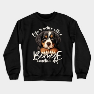 Bernese mountain dog Crewneck Sweatshirt